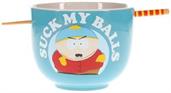 South Park Eric Cartman "Suck My Balls" 20-Ounce Ramen Bowl and Chopstick Set