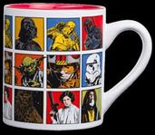 Star Wars: A New Hope Episode 4 Character Grid Ceramic Mug | Holds 14 Ounces
