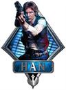 Star Wars Han Solo 13 Inch Die Cut Wood Wall Art
