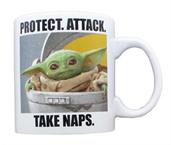 Star Wars The Mandalorian The Child Take Naps 20oz Jumbo Ceramic Mug