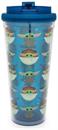 Star Wars: The Mandalorian Grogu Plastic Travel Tumbler | Holds 24 Ounces
