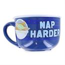 Star Wars The Child Work Hard Nap Harder 24oz Ceramic Soup Mug with Vented Lid