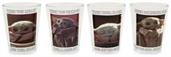 Star Wars: The Mandalorian Grogu Memes 1.5-Ounce Mini Shot Glasses | Set of 4