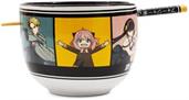 Spy x Family Character Grid 20-Ounce Ramen Bowl and Chopstick Set