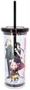Spy X Family Trio Plastic Cold Cup With Lid and Straw | Holds 20 Ounces
