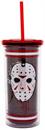 Friday The 13th Jason Mask Carnival Cup With Lid and Straw | Holds 20 Ounces
