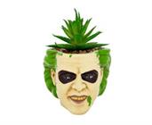 Beetlejuice Head 3-Inch Ceramic Mini Planter with Artificial Succulent