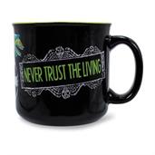 Beetlejuice "Never Trust the Living" Ceramic Camper Mug | Holds 20 Ounces