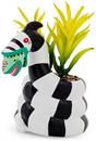 Beetlejuice Sandworm 6-Inch Ceramic Planter With Artificial Succulent