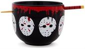 Friday The 13th Jason Voorhees Mask 20-Ounce Ramen Bowl and Chopstick Set