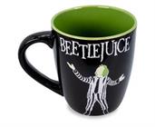 Beetlejuice "Ghost With The Most" Curved Ceramic Mug | Holds 25 Ounces