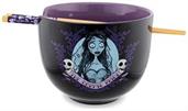 Tim Burton's Corpse Bride Emily 20-Ounce Ramen Bowl and Chopstick Set
