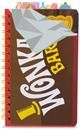 Willy Wonka Bar 5-Tab Spiral Notebook With 75 Sheets