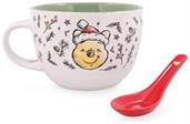Disney Winnie the Pooh Holly Ceramic Soup Mug With Spoon | Holds 24 Ounces