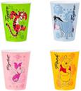 Disney Winnie the Pooh 2 Ounce Plastic Mini Cup Set of 4