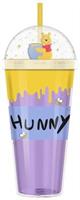 Disney Winnie the Pooh "Hunny" Pot with Bees 24oz Dome Top Travel Tumbler With Straw