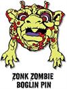 Boglins Zonk Zombie Enamel Collectible Pin