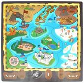 Sunta Play Mat DIY Treasure Map and Ship | 9 Piece Set