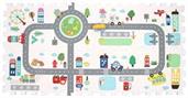 Sunta Play Mat DIY Around The Town and Car | 9 Piece Set