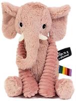 Les Deglingos Ptipotos Dimoitou the Elephant Plush | Pink