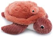 Les Deglingos Plush Animal | Terracota Turtle Mom with Baby