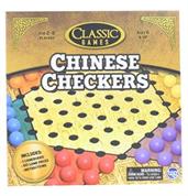 Classic Games Wood Chinese Checkers Set | Board & 60 Game Pieces