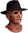 A Nightmare On Elm Street 2 Deluxe Freddy Adult Latex Mask w/ Fedora Hat