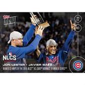 MLB Chicago Cubs Javier Baez/ Jon Lester #617 2016 Topps NOW Trading Card