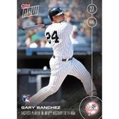 MLB NY Yankees Gary Sanchez #400 Topps NOW Trading Card