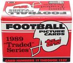 NFL 1989 Topps Football Traded Series - Set of 132 Cards