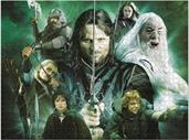 Lord of the Rings Heroes of Middle Earth 1000 Piece Jigsaw Puzzle