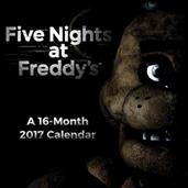 Five Nights At Freddy's 2017 7"x7" Mini Calendar