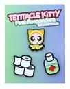 Tentacle Kitty First Responders & Essentials | Pandemic Prepareness Pin Pack
