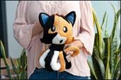 Tentacle Kitty 8 Inch Plush Calico
