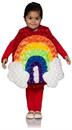 Rainbow Plush Swirl Fur Toddler Costume
