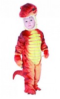 T-Rex Dinosaur Child Costume Rust Color