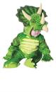 Green Triceratops Plush Baby Costume