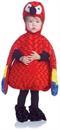Belly Babies Red Parrot Costume Child Toddler