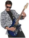 80's Zebra Blazer White Adult Costume