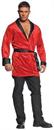 Red Velvet Men's Costume Smoking Jacket Robe