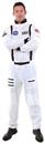 White Astronaut Uniform Jumpsuit Costume Teen