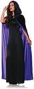 Black & Purple Adult Costume Cape | One Size