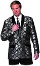 Silver Jacard Skull Jacket Adult Costume