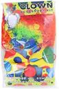 4-Piece Clown Adult Costume Accessory Kit