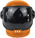 Orange Space Helmet Adult Costume Accessory