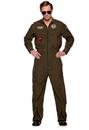 Navy Top Gun Men's Pilot Jumpsuit Adult Costume