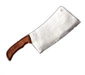 Cleaver Foam Costume Accessory