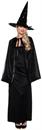 Witch Cape and Hat Adult Costume Set | Black