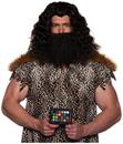 Viking Wig & Beard Adult Costume Set | Black