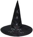 Witch Hat with Ribbon Adult Costume Accessory | Black